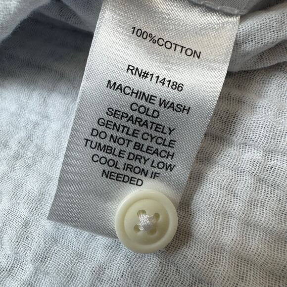 Thomas Sterling Men's Cotton Button Shirt Medium Abstract Vine Print NWT - Picture 5 of 10